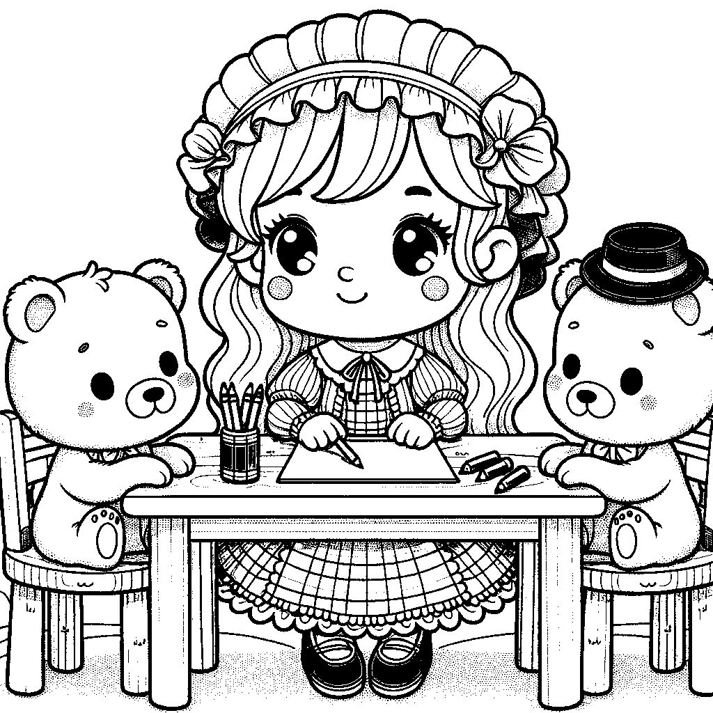 Goldilocks And The Three Bears At The Table