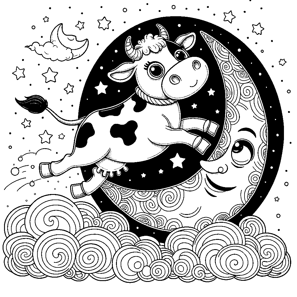 The Cow Jumping Over The Moon