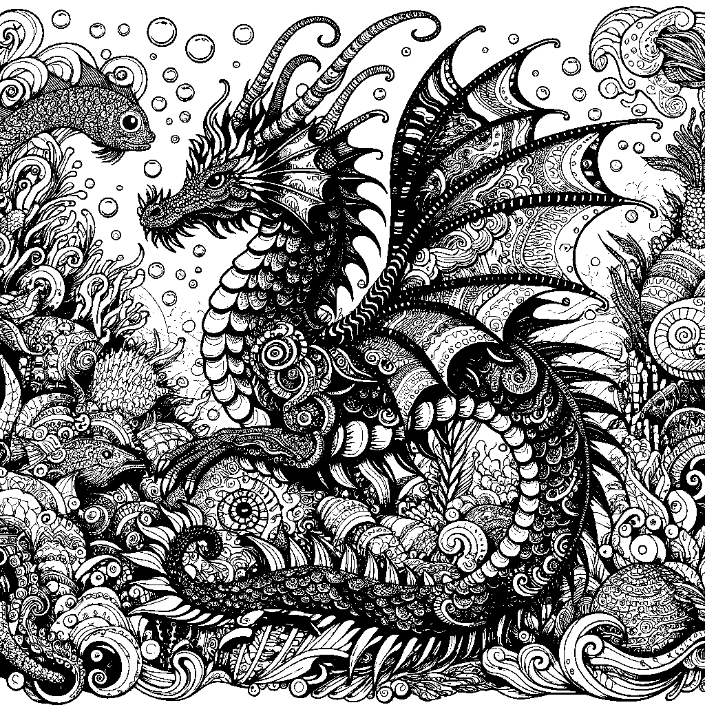 A Sea Dragon In The Ocean