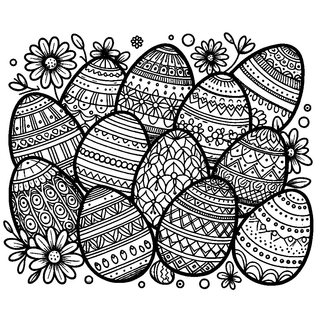 Decorated Easter Eggs