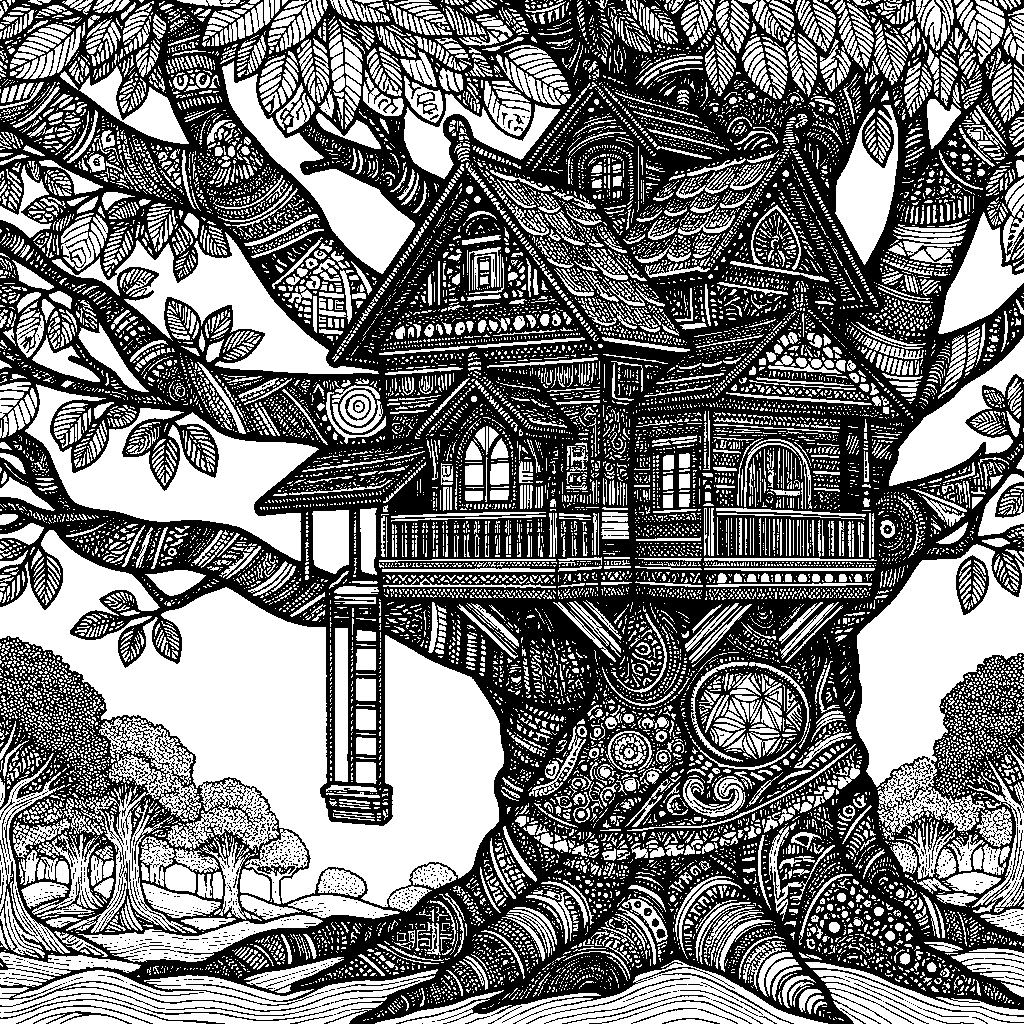 A Treehouse In A Tree
