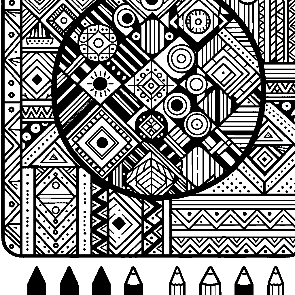 Basic Geometric Shapes Pattern