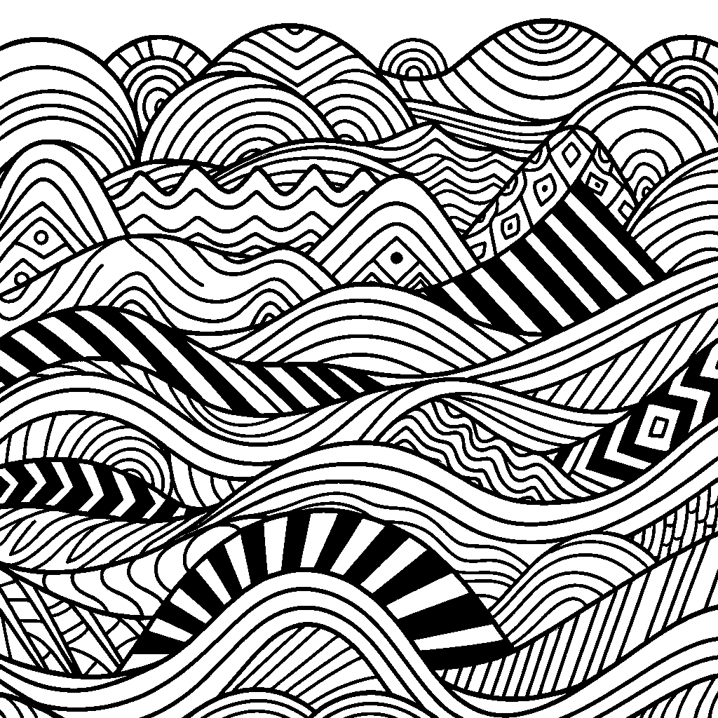 Zigzag And Wave Pattern