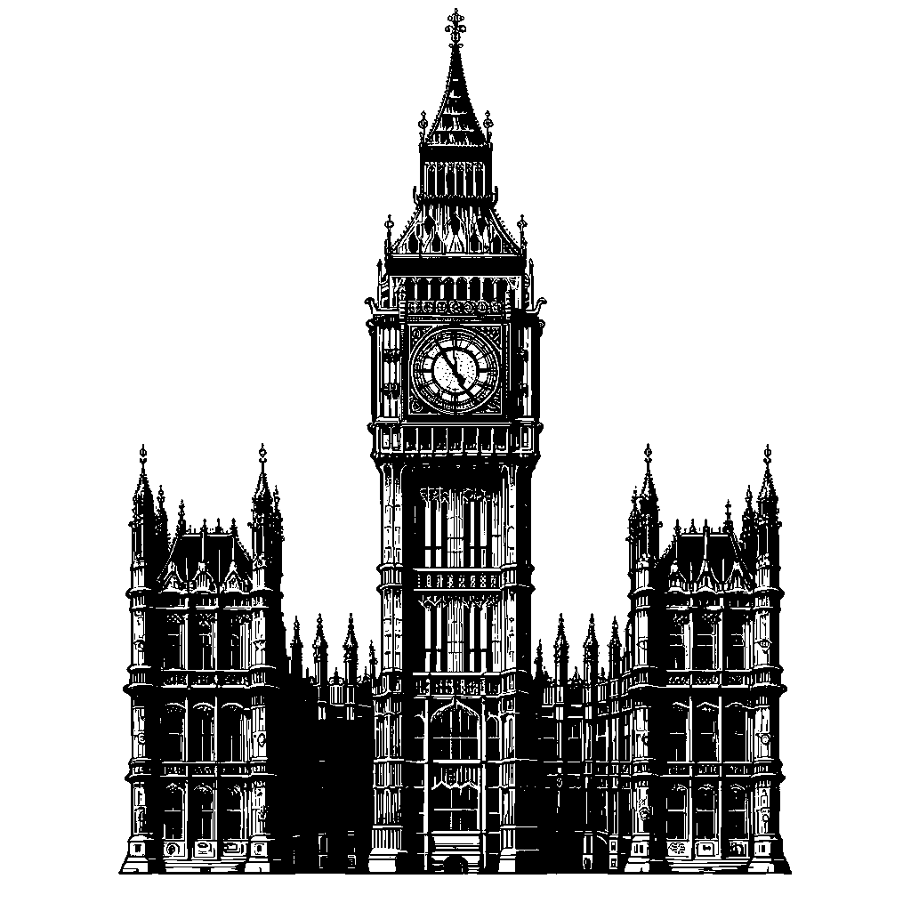 Big Ben Clock Tower In London